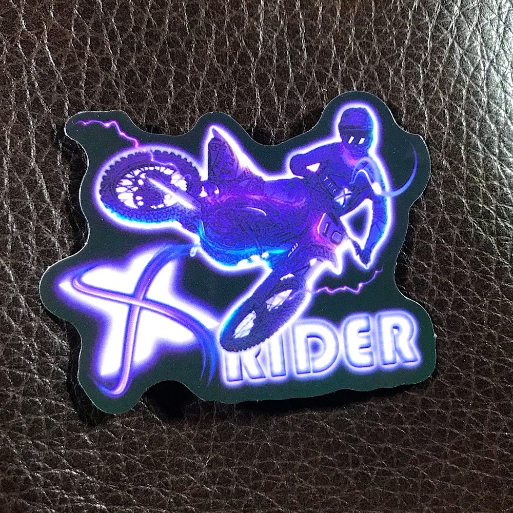 The Rider Extreme Single Decor Accent Athletics Sticker